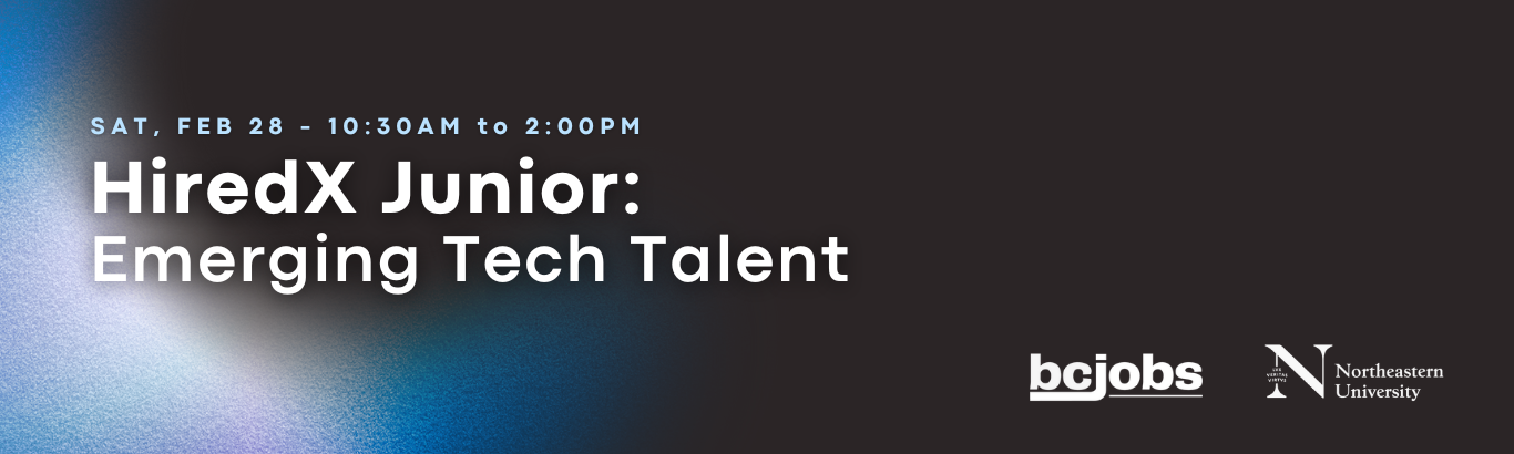 HireX online event banner for BCJobs